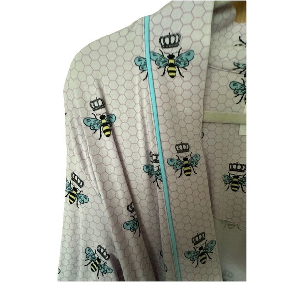 The Cat's Pajamas Queen Bee Robe Size Small / Med $136 Soft 100% Cotton Peru EUC - Picture 2 of 7